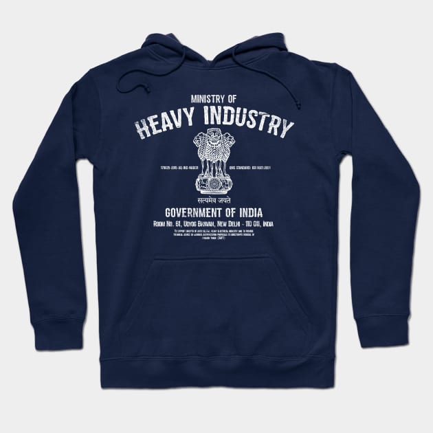 Ministry of Heavy Industry Hoodie by MindsparkCreative